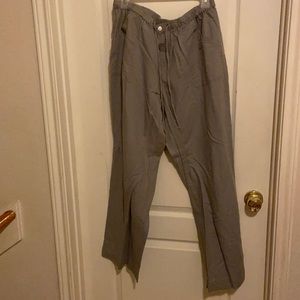 Linen Drawstring Pants